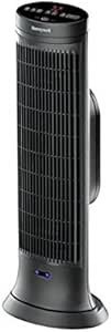 Honeywell HCE323V Motion Sensor Ceramic Convection Heater, 23.2" x 8.7" x 6.7", Dark Gray