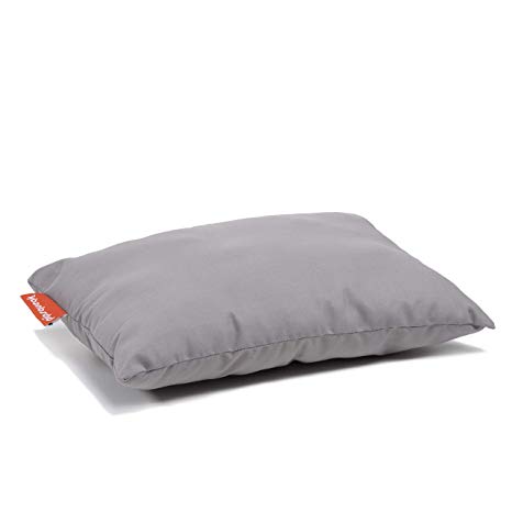 Urban Infant Pipsqueak Small | Tiny | Mini Pillow with Name Tag - Washable and Hypoallergenic - Gray