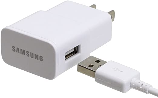 Samsung OEM Universal 2.0 Amp Micro Home Travel Charger for Samsung Galaxy S3/S4/Note 2 - Non-Retail Packaging - White (Discontinued by Manufacturer)