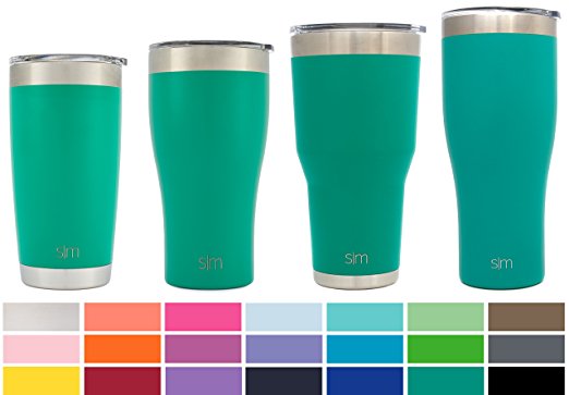 Simple Modern 20oz Cruiser Tumbler - Vacuum Insulated Double Wall Arctic Rambler - 590 ml 18/8 Stainless Steel Green Travel Mug - Emerald