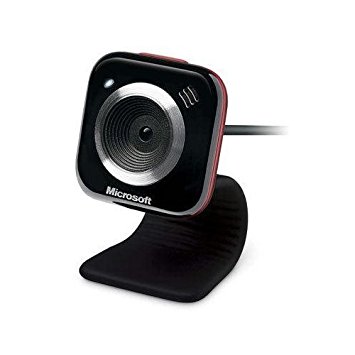 Microsoft LifeCam VX-5000 Webcam  (Red Accent)