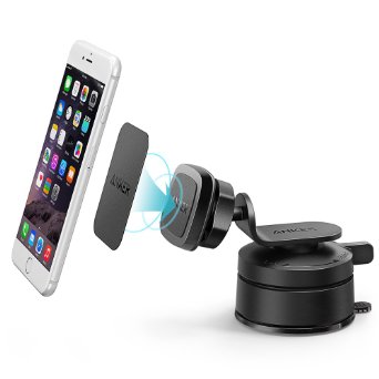 Car Mount, Anker Dashboard Magnetic Universal Phone Holder for iPhone 6s/6/6s plus/6 plus, Samsung S7/S6/Edge, Samsung Note 7/5, LG G5, Nexus 5X/6/6P, Moto, HTC and Other Smartphones