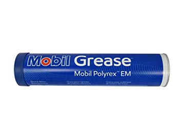 Mobil Polyrex EM Electric Motor Bearing Grease, Blue, 13.7 oz. Tube