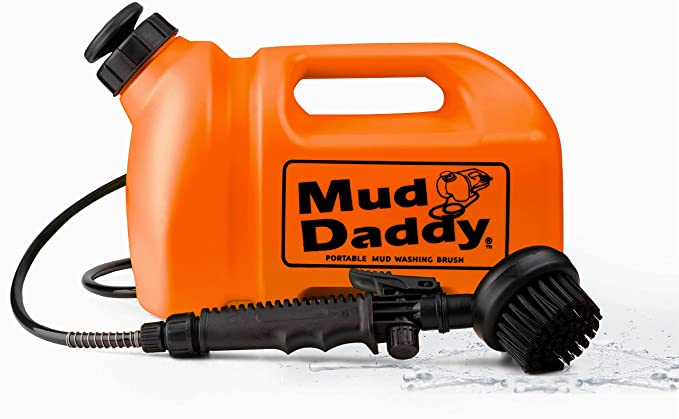 Mud Daddy Portable Dog Washer, Dog Paw Cleaner - Portable Washing Device with Dog Bath Brush and Shower Hose Attachment