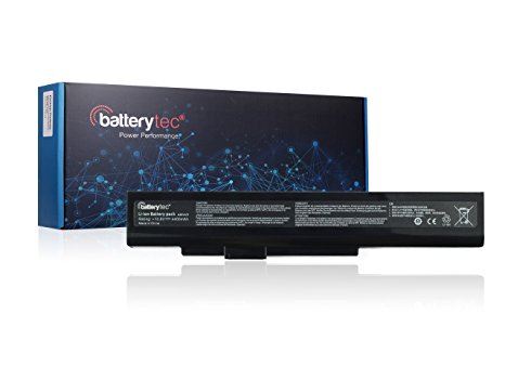 Batterytec® Laptop Battery for MSI A32-A15 A41-A15 A42-A15 A42-H36, MSI A6400 CR640 CR640DX CR640MX CR640X CX640 CX640DX CX640MX CX640X Series. [10.8V 4400mAh, 1 Year Warranty]