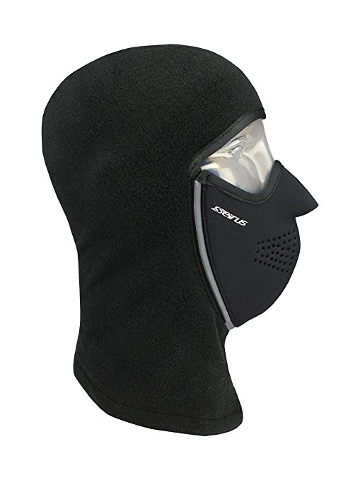 Seirus Innovation Adult Magnemask Convertible Neofleece Cold Weather Mask Combo 3-in-1 Clava with Hood, Face Mask & Neck Warmer