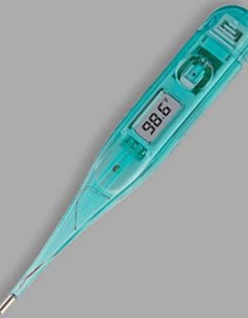 Veridian Healthcare 60-Second Digital Thermometer Oral Rectal Underarm (Green)