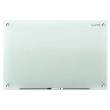 Quartet Glass Whiteboard, Infinity, 6 x 4 Feet, Frosted Surface, Frameless (G7248F)