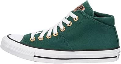 Converse Unisex Chuck Taylor All Star Madison Ox Mid High Canvas Sneaker - Lace up Closure Style - Dark Green