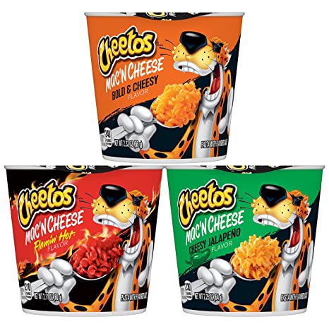 Cheetos Mac 'N Cheese, 3 Flavor Variety Pack, (12 Cups)