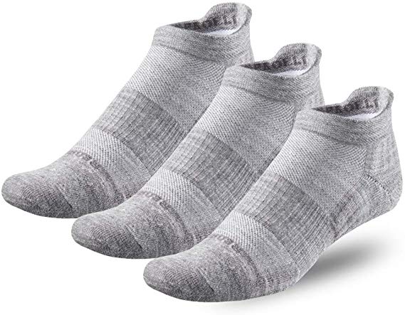PEOPLE SOCKS Anti Blister Running 60% Merino Wool Socks, Moisture Wicking, Made in USA, 3 Pairs