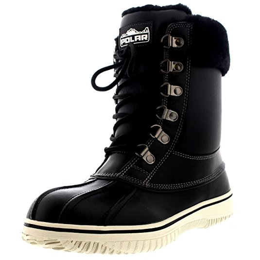 Womens Polar Snow Winter Genuine Mid Calf Boot