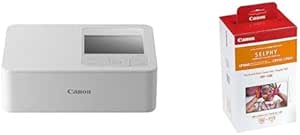 Canon SELPHY CP1500 Compact Photo Printer with RP-108 Color Ink and Paper Set, Portable Photo Printer, Instant Photo Printer, Mobile Friendly, AirPrint, White