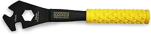 Pedro's Unisex's Equalizer PRO Pedal Wrench II-15MM, Black/Yellow, 15mm
