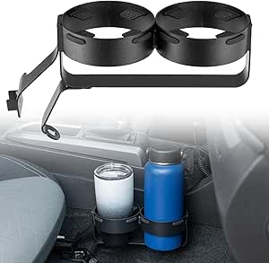 JOYTUTUS Under Seat Cup Holder Compatible with 2016-2023 Tacoma 3rd Gen Side Cup Holder Expander Organizer, Only for Passenger Side