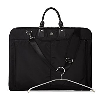 BAGSMART Breathable 22-25"Foldable Garment Bag for Suits and Dresses with Pocket