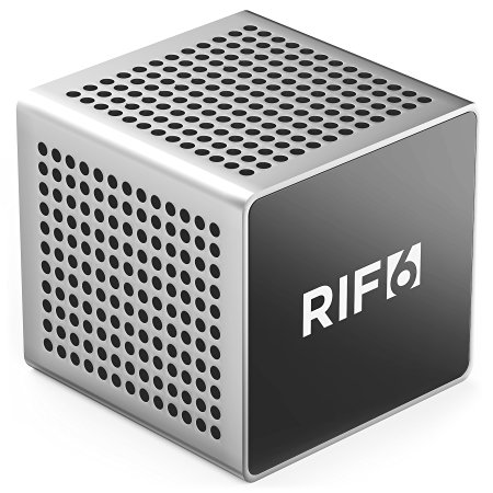 RIF6 Portable Wireless Bluetooth Speaker with 12 Hour Playtime; Rechargeable Mini Speaker with Built-in Mic for iPhone, iPad, iPod, Laptop and More