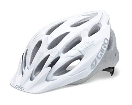 Giro Women's Skyla Bike Helmet (White Tech Flowers, Universal Fit)