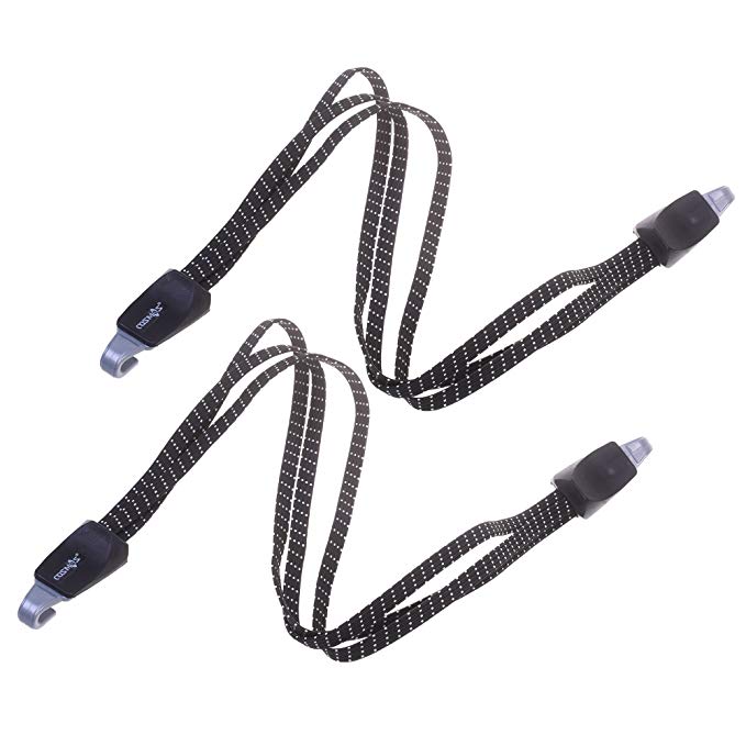 COSMOS 3 in 1 Bungee Cord Elastic Motorcycle Bike Luggage Fixed Strap Rope, Pack of 2