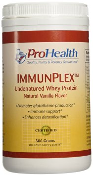 ImmunPlex Undenatured Whey Protein by ProHealth (306 grams)