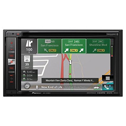 Pioneer AVIC-6100NEX In-Dash Navigation AV Receiver with 6.2" WVGA Touchscreen Display