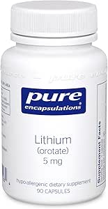 Pure Encapsulations -Lithium (orotate) 5 mg 90 vcaps