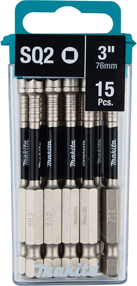 Makita E-01264 Impact XPS™ #2 Square 3" Power Bit, 15/pk