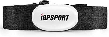 iGPSPORT Heart Rate Monitor Sensor for Fitness Tracker Bluetooth & ANT  (Soft Chest Strap)