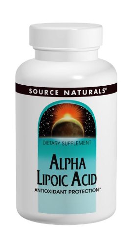 SOURCE NATURALS Alpha Lipoic Acid 100 Mg Capsule, 120 Count