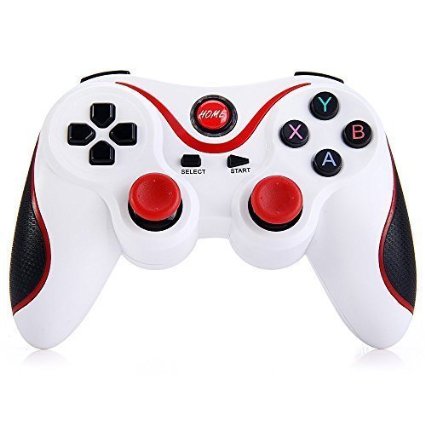 T3 Wireless Bluetooth 3.0 Gamepad Gaming Controller for Android Smartphone (WHITE)