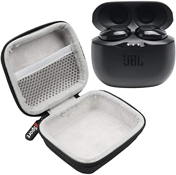 JBL Tune 125TWS True Wireless in-Ear Headphones Bundle with gSport Deluxe Hardshell Case (Black)