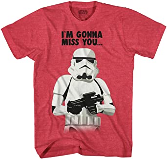 Star Wars Stormtrooper Miss You Storm Trooper Funny Humor Pun Adult Tee Graphic T-Shirt for Men Tshirt