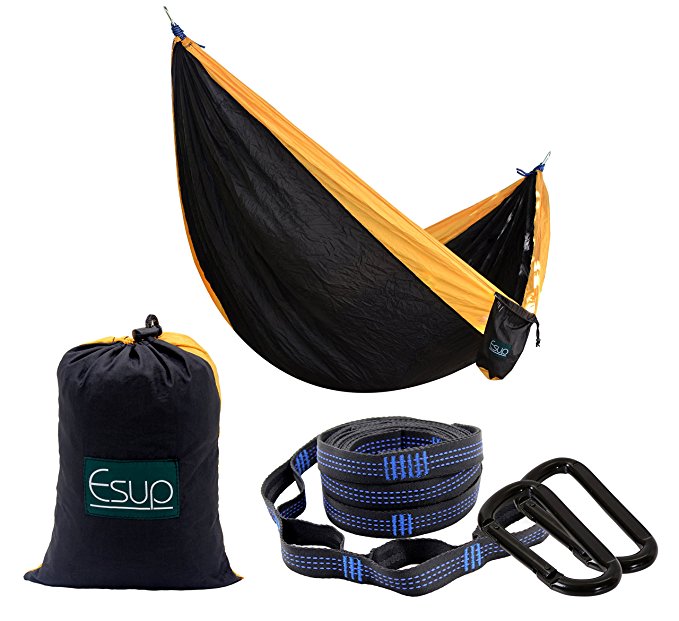 Esup Camping Hammock -Multifunctional Lightweight Nylon Portable Hammock, Best Parachute Hammock For Backpacking, Camping, Travel