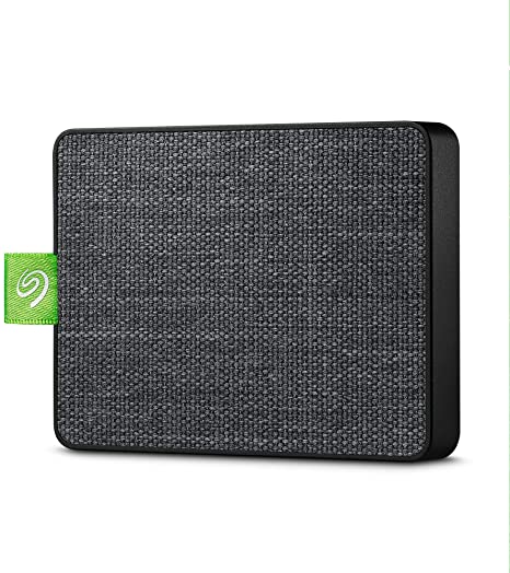 Seagate Ultra Touch SSD 1TB External Solid State Drive Portable - Black USB-C USB 3.0 for PC MAC and Seagate Mobile Touch app for Android, Mylio, Adobe, & 3-Year Rescue Service (STJW1000401)