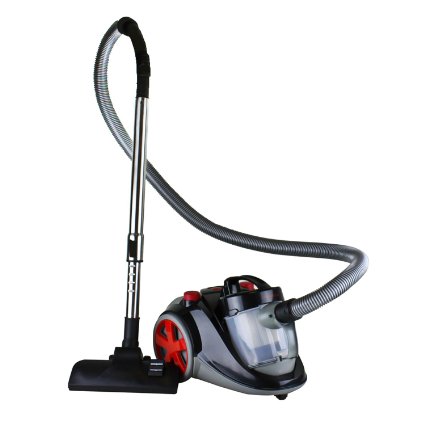 Ovente ST2000 Featherlite Cyclonic Bagless Canister Vacuum with Hepa Filter