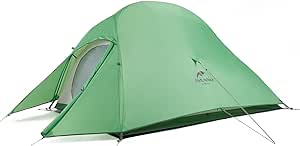 Naturehike Upgraded Cloud Up 2 Person Backpacking Tent for 4 Season Lightweight Tents for Camping & Hiking