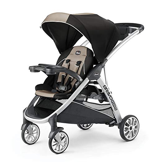 Chicco BravoFor2 Standing/Sitting Double Stroller (Champagne)