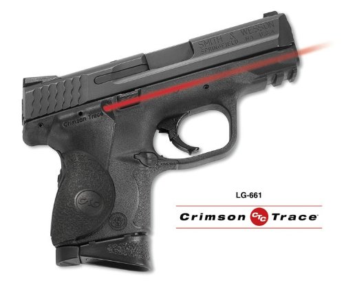 Crimson Trace Lasergrip for Smith and Wesson M and P, Black, Compact