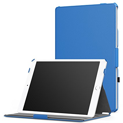 MoKo iPad Air 2 Case - Slim-Fit Multi-angle Folio Cover Case for Apple iPad Air 2 9.7 Inch 2014 Released Tablet, BLUE (with Auto Wake / Sleep, Not Fit iPad Air 2013 Released Tablet)