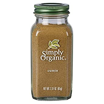 Simply Organic Ground Cumin Seed, Certified Organic | 2.31 oz | Pack of 3 | Cuminum cyminum L.