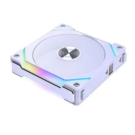 Lian Li UNI Fan SL120 V2 RGB White Single Pack Without Controller (Compatible with Lian Li SL120 V2 3 Pack only) - UF-SL120V2-1W (V2)