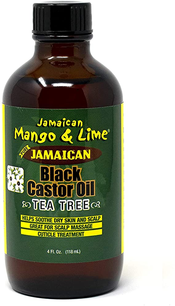 Jam. Mango & Lime Black Castor Oil (Tea Tree) 4oz