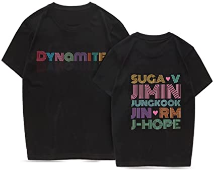 Kpop Tshirt Dynamite Shirt Suga Jungkook Jimin V Rap Jhope Jin t Shirt Mech