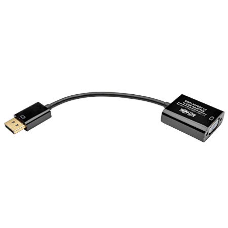 Tripp Lite DisplayPort to VGA Adapter Cable Active Converter Displayport 1.2 DP to VGA DP2VGA 6in (P134-06N-VGA-V2)