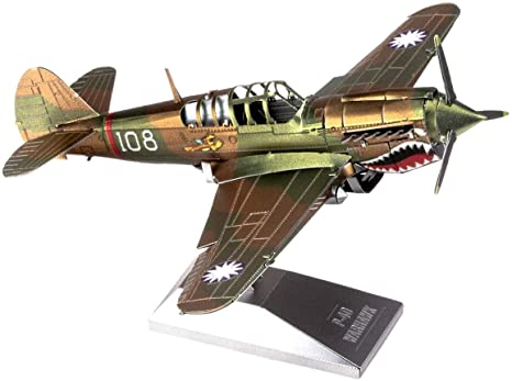 Fascinations Metal Earth P-40 Warhawk 3D Metal Model Kit