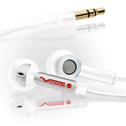 V-MODA Bass Freq In-Ear Stereo Headphone (Platinum White) (Discontinued by Manufacturer)