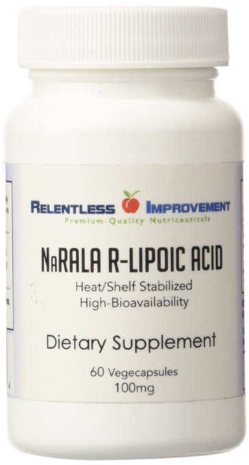 High Bioavailability Na-R-ALA R-Lipoic Acid. 100mg
