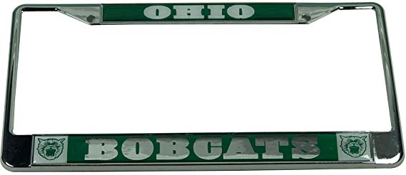 Stockdale Ohio University Bobcats Metal License Plate Frame