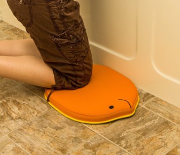 Sammy Tubside Bath Kneeler & Garden Kneeling Pad with Hook: Orange