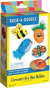 Creativity for Kids Rock-A-Doodle Rock Painting Kit